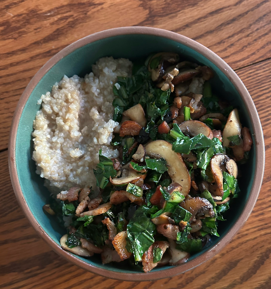 Savory Buckwheat & Amaranth Porridge