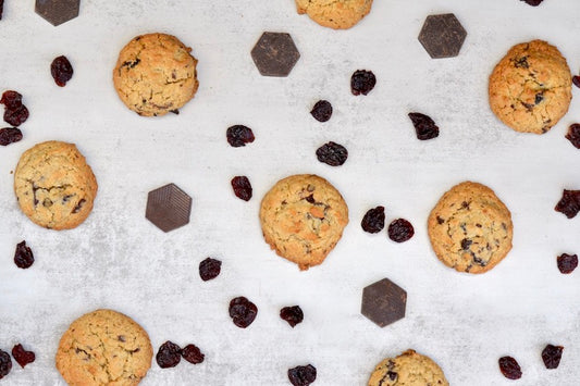 Dark Chocolate-Cherry Cookies with Flaky Sea Salt