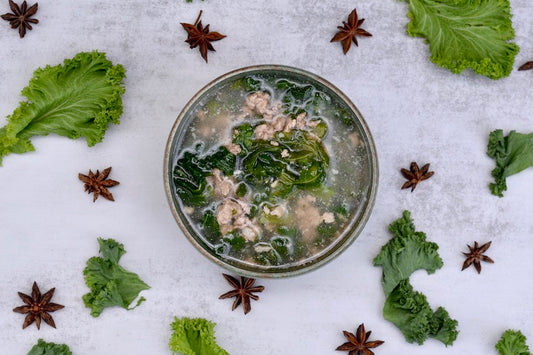 Pork & Mustard Greens Soup