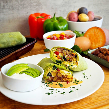 Fiesta Bean & Cheese Breakfast Burrito