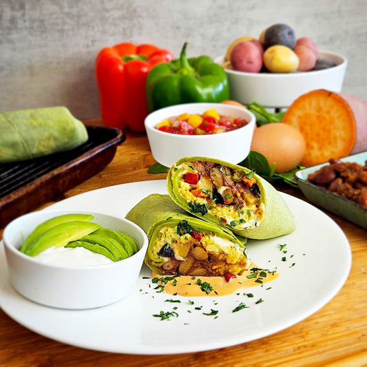 Fiesta Bean & Cheese Breakfast Burrito