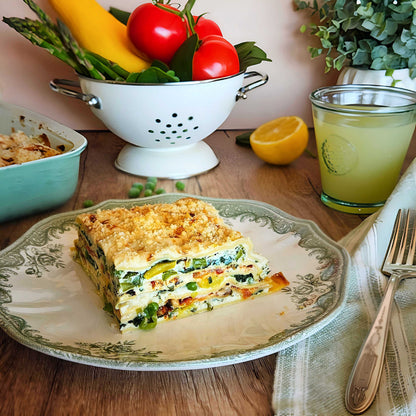 Lasagna Primavera with Lemon-Herb Ricotta