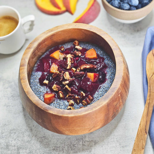 Chia Pudding With Seasonal Fruit & Nuts