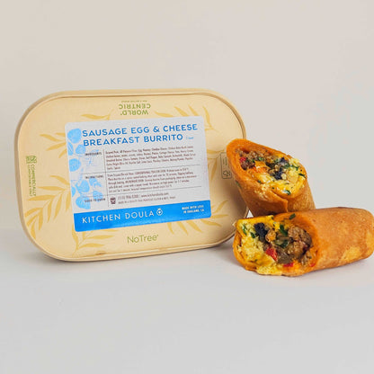 Sausage Egg & Cheese Breakfast Burrito